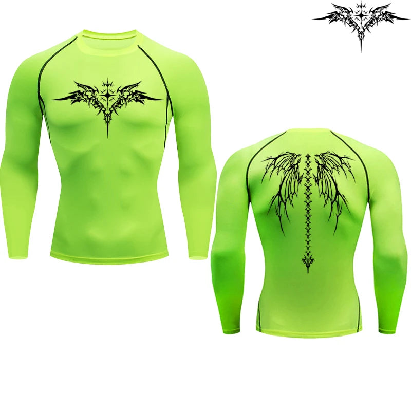 Men’s Anime Compression Shirt