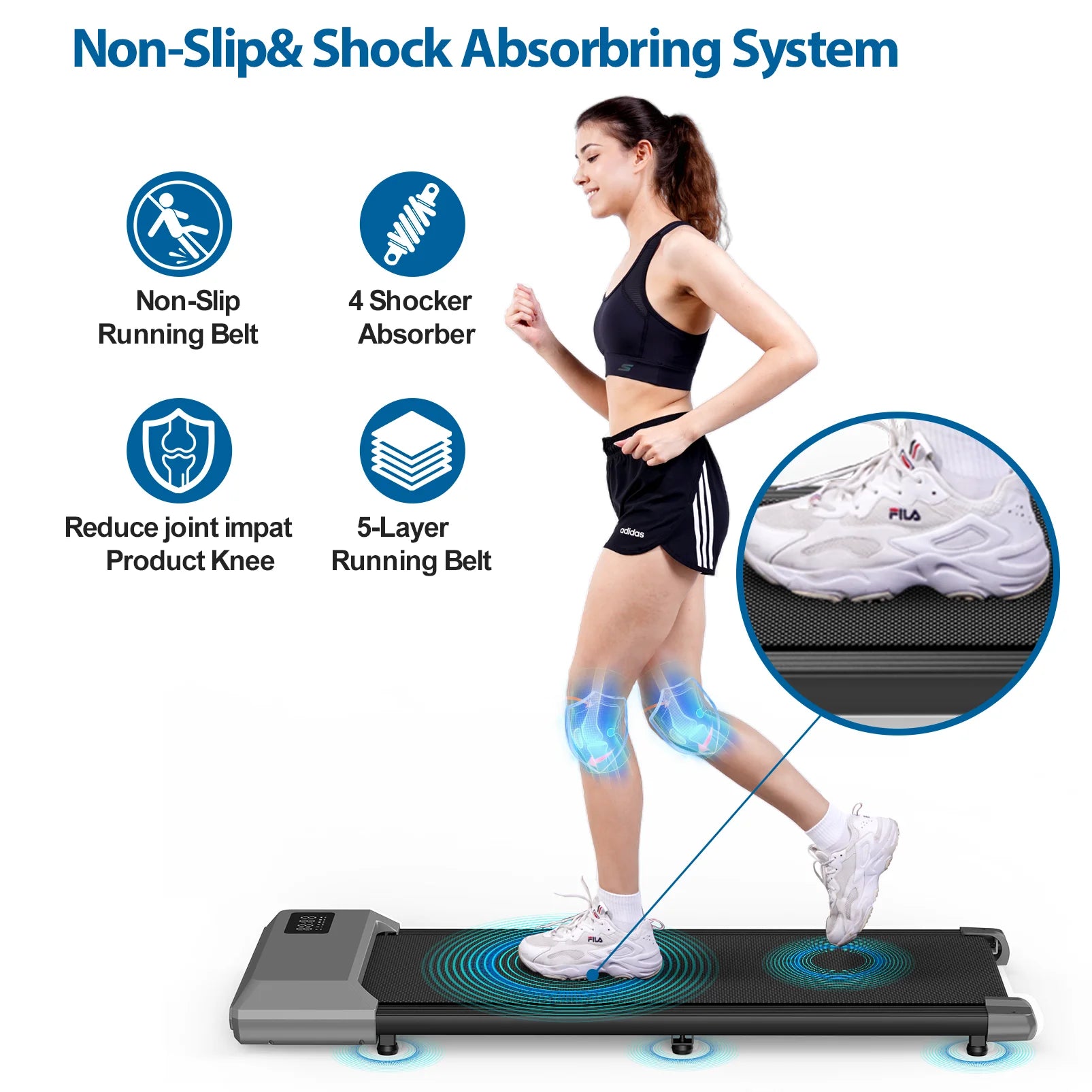 Portable Walking Pad Treadmill