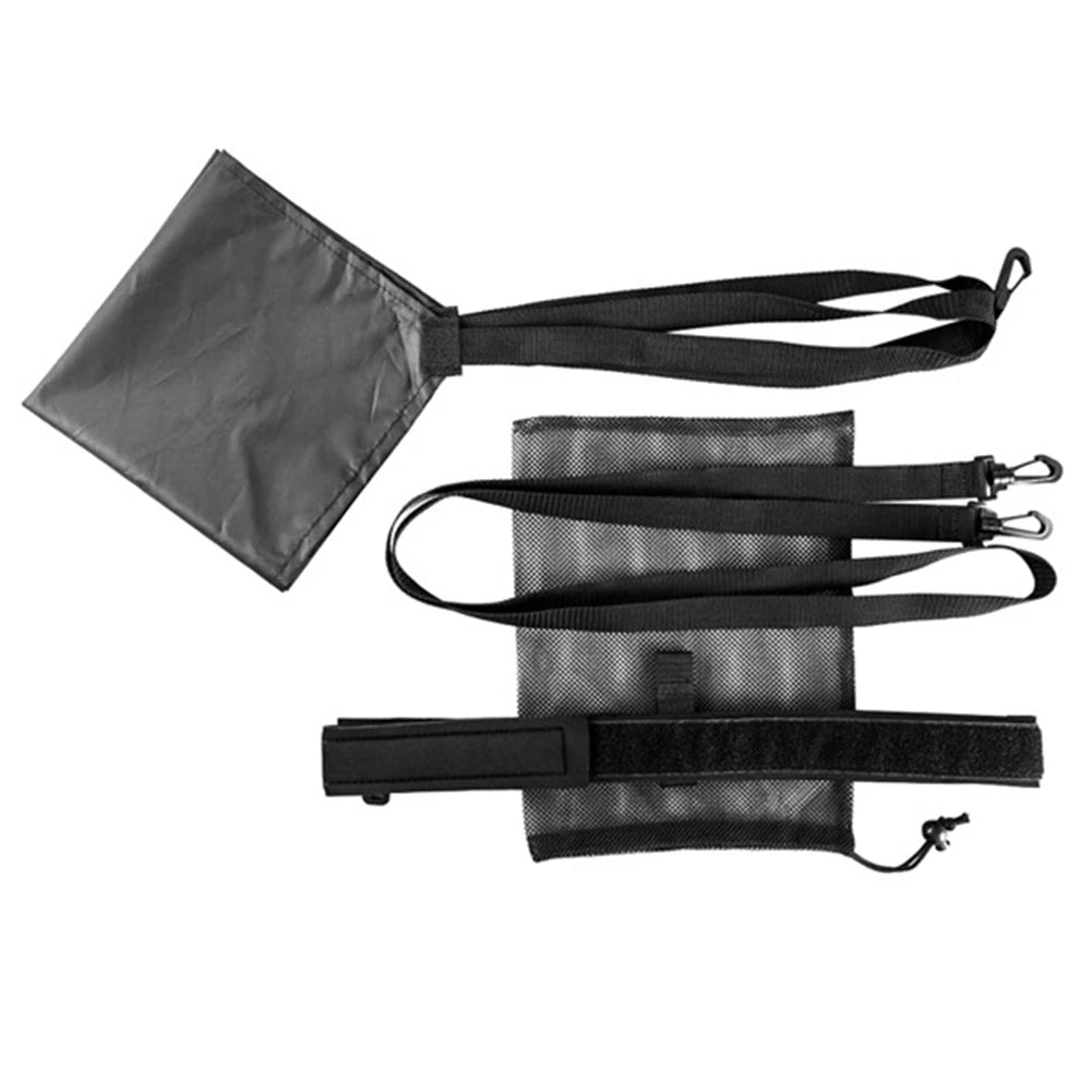 Swimming Resistance Parachute Training Belt Set