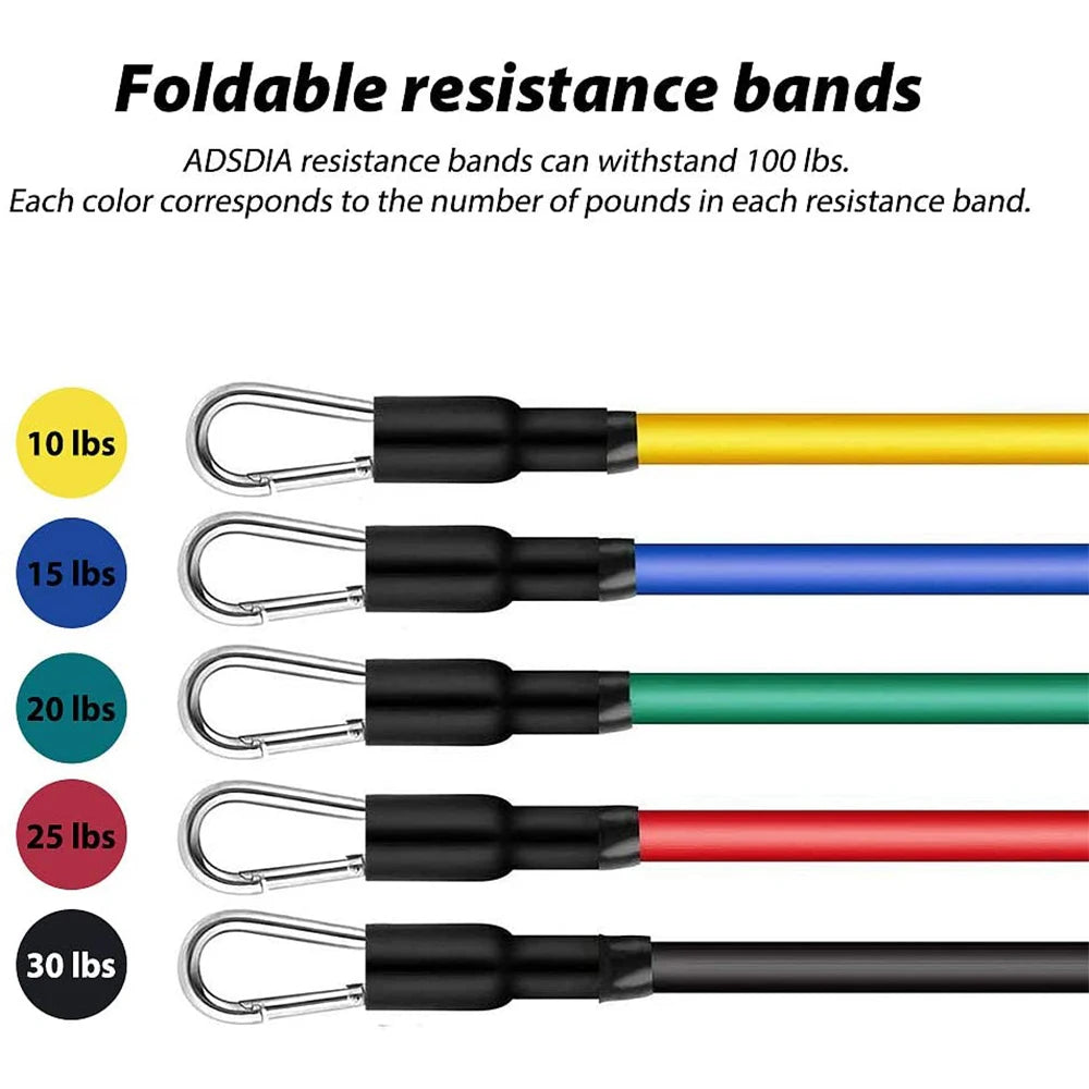 11PCS Resistance Band Set