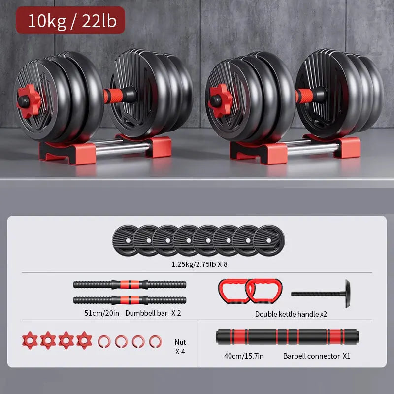4-in-1 Adjustable Dumbbell Set