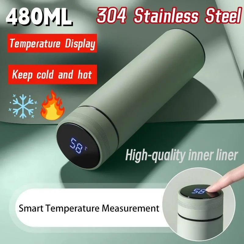 Smart Temperature Display Thermos Bottle
