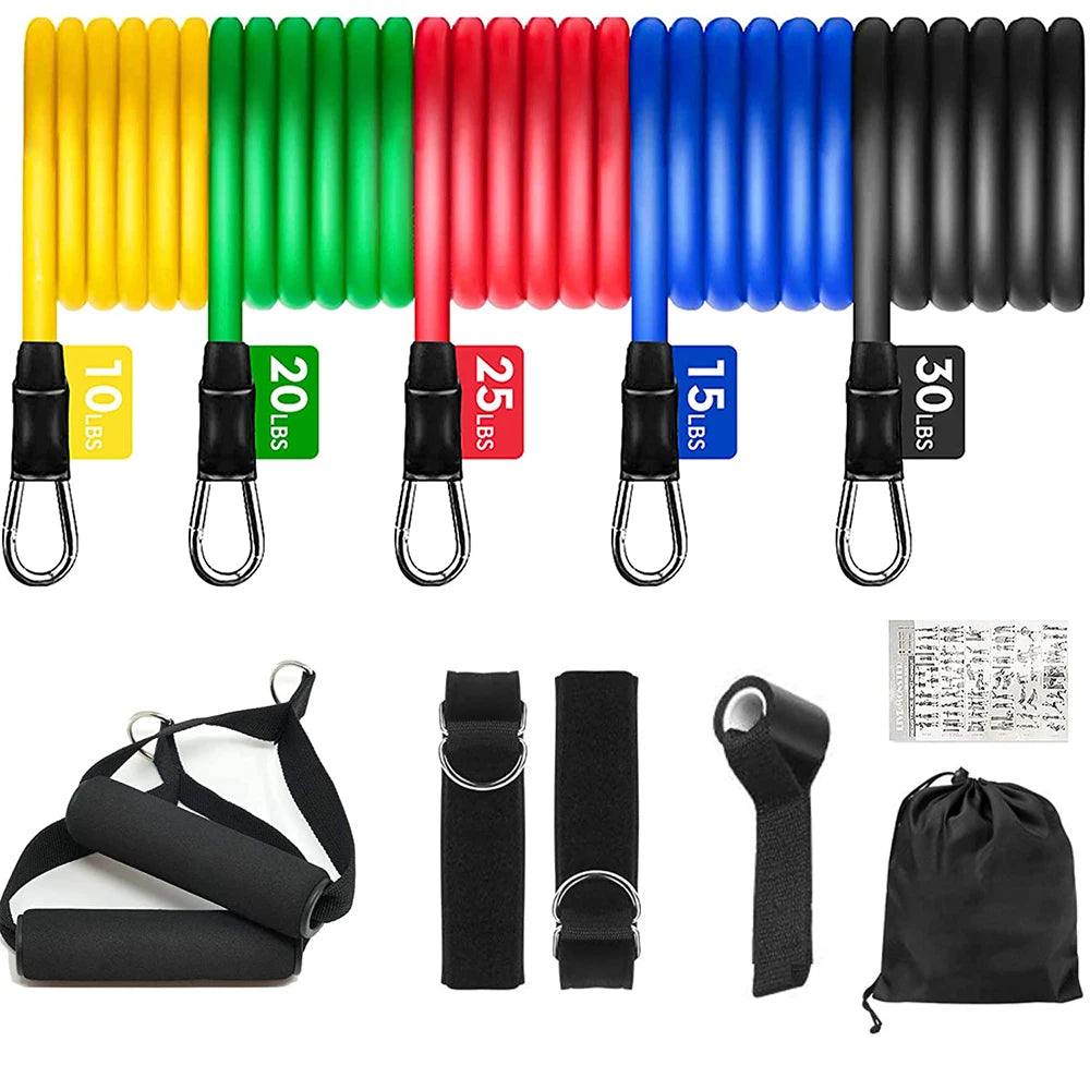 11PCS Resistance Band Set