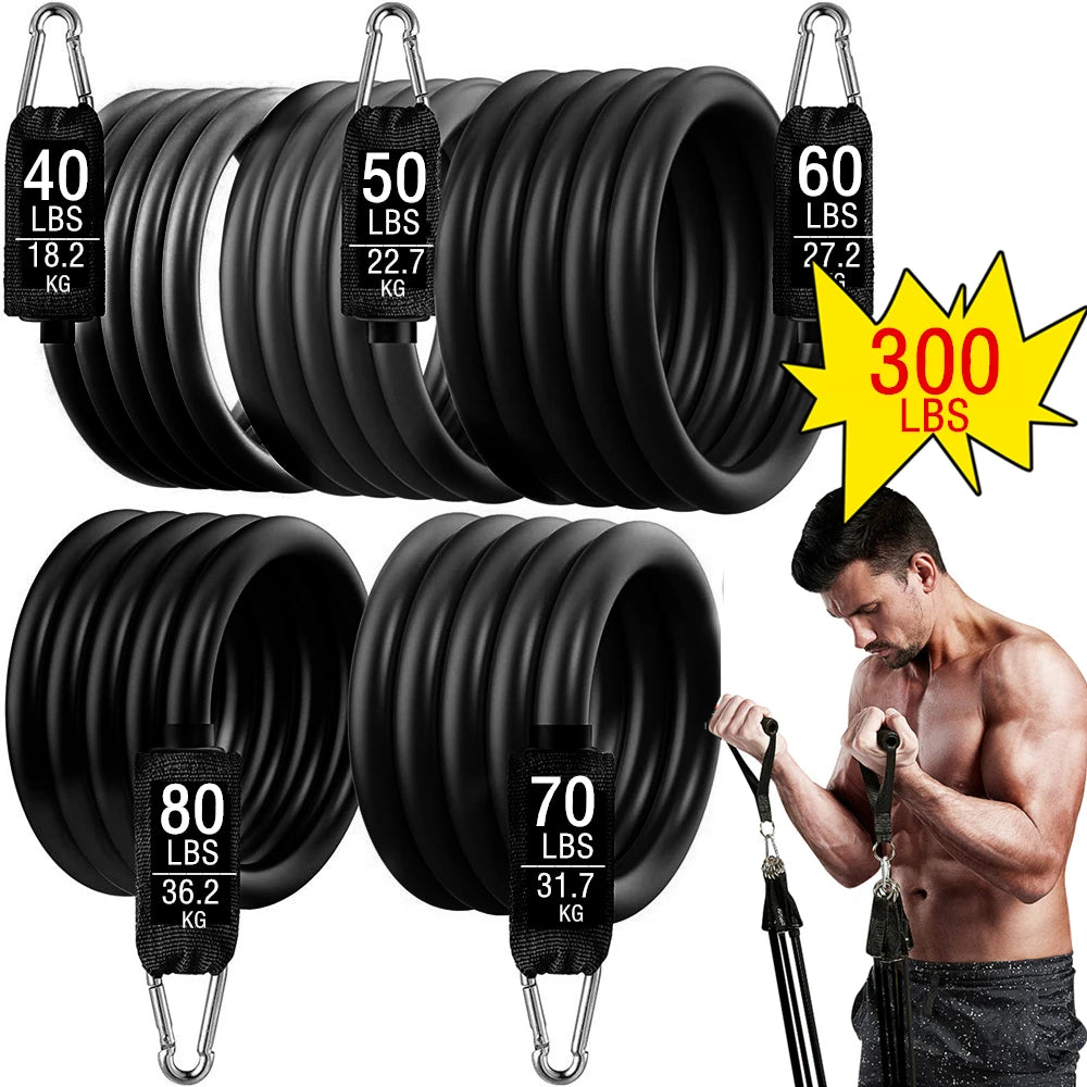 300lb Resistance Band Set