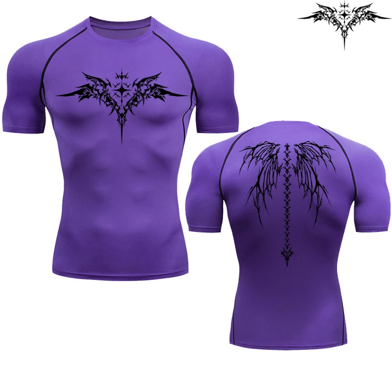 Men’s Anime Compression Shirt