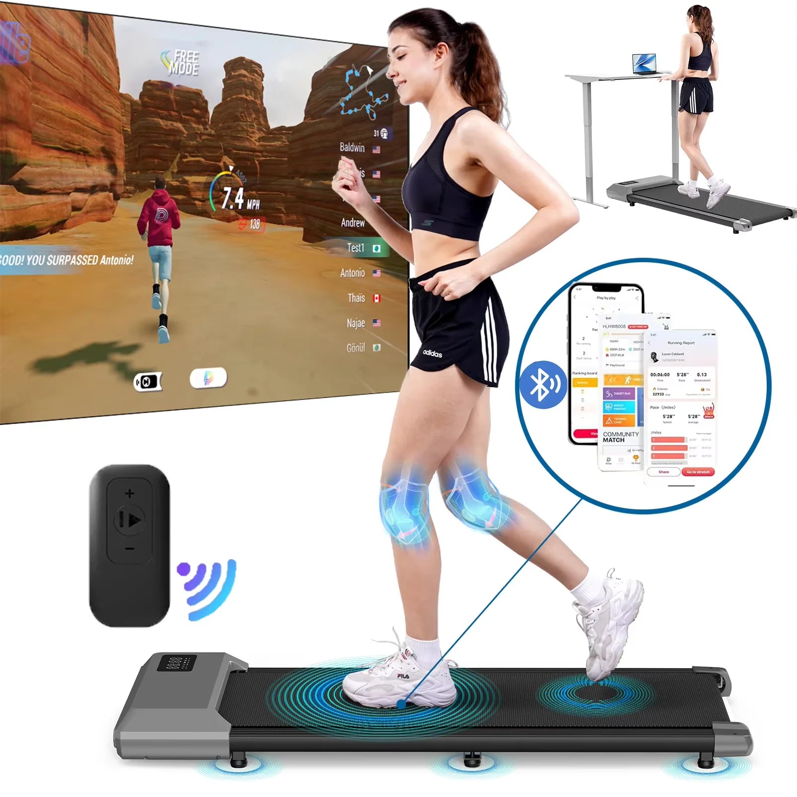 Portable Walking Pad Treadmill