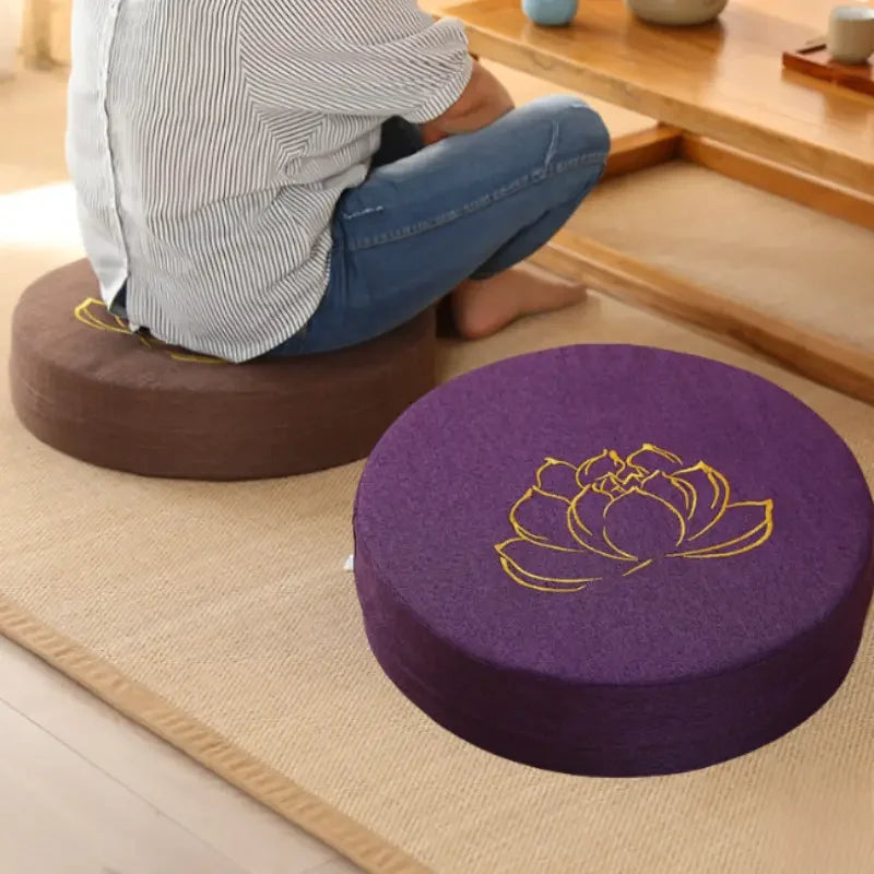 Linen Meditation Floor Cushion