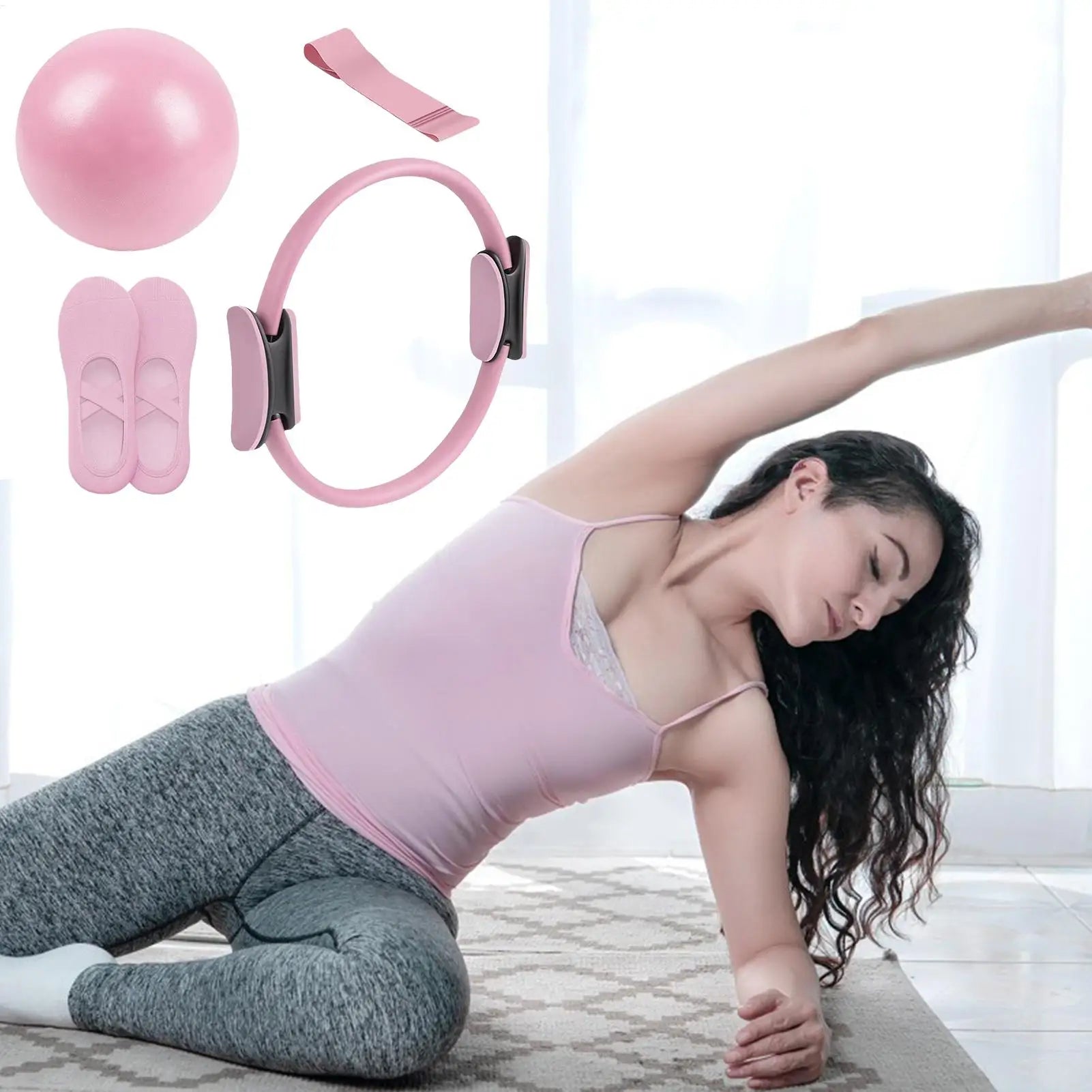 Pilates Ring and Ball Set