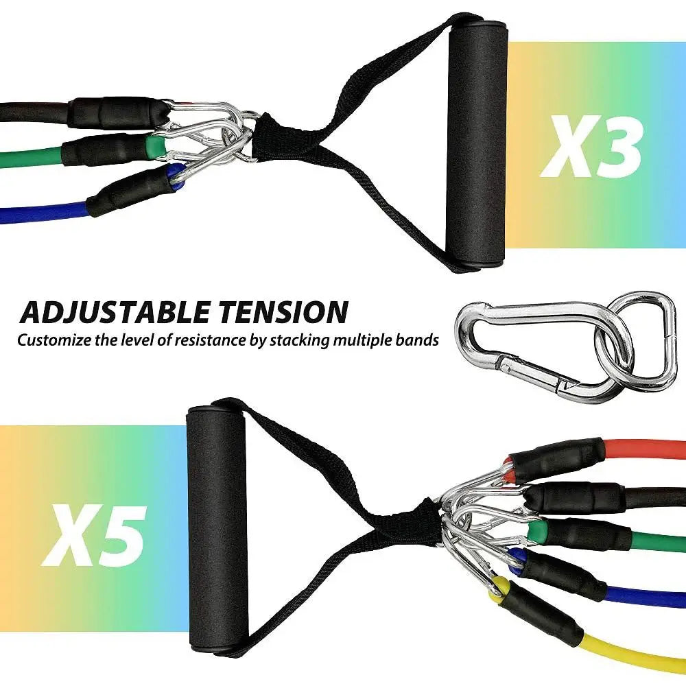 11PCS Resistance Band Set